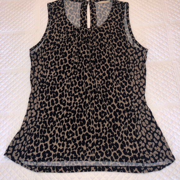 ANIMAL PRINT SLEEVELESS TOP🤎🐆🖤 - Picture 2 of 5